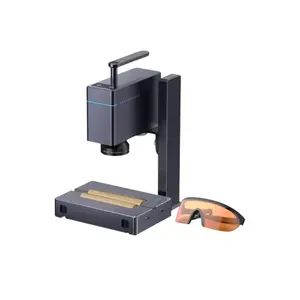Metal and Plastic Engraving Mini Fiber Laser Marking Machine Art Creation Personalizing Gifts Jewelry Name Engraving