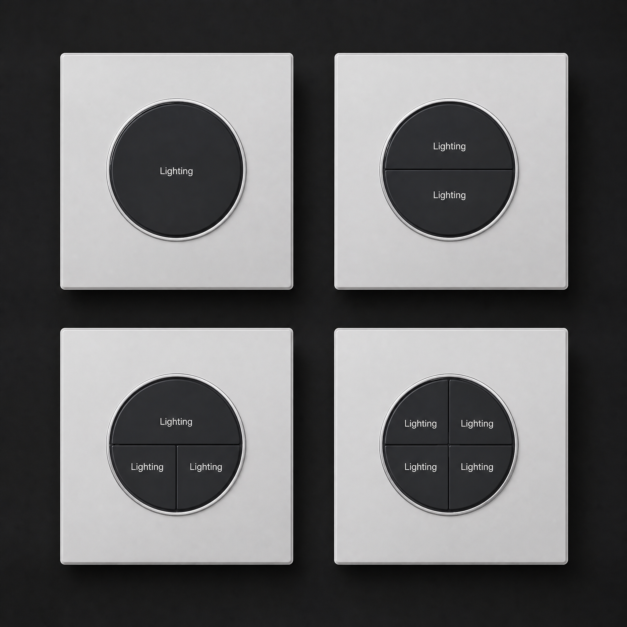 1/2/3/4 Smart Wall Switch PC/Glass Material Push Button ZigBee for Voice Control Timer Function Waterproof Durable OEM ODM · image 2
