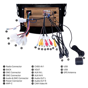 Reproductor Multimedia de coche para Toyota RAV4 2007-2013 <span class=keywords><strong>Android</strong></span> 11,0 9 "2 Din coche GPS Navi Radio unidad principal Control del volante - Product Image 2