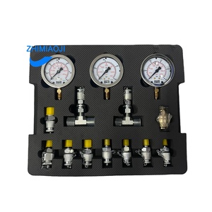 CJSHPSS Nuevo Juego de Manómetros Hidráulicos, Kits de Prueba de Diagnóstico, Piezas de Motor para Excavadoras, Venta al por Menor, Planta de Fabricación, Construcción - Product Image 3