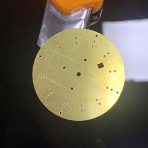 Disques plats en émail sur mesure 30, 34, 38mm, avec trous et sans trous, bracelet de montre chronographe, cadran en laiton vierge, 10 pièces - Product Image 5