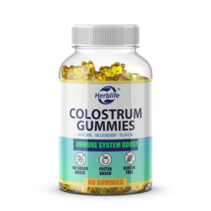 Oem ללא סוכר-gummies collostrum נטול סוכר-בריאות המעי הגס ושיער | תמיכה חיסונית, 30 מנות, אוכמניות טעם - Product Image 1
