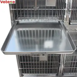 Apartamento para perros de acero inoxidable anticorrosión personalizado 304 jaula para perros