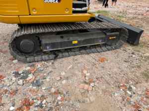 Machinerie d'occasion, excavatrice sur chenilles Cat 308E2, 8 tonnes, moteur puissant d'origine, excavatrice compacte à rayon d'action réduit pour les travaux municipaux et l'aménagement paysager - Product Image 5