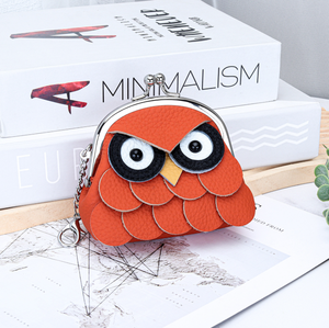 Unique Design Genuine Leather Coin <b>Purse</b> New High Quality Cowhide Women's Wallet Delicate Cute Mini Storage Bags - Product Image 5