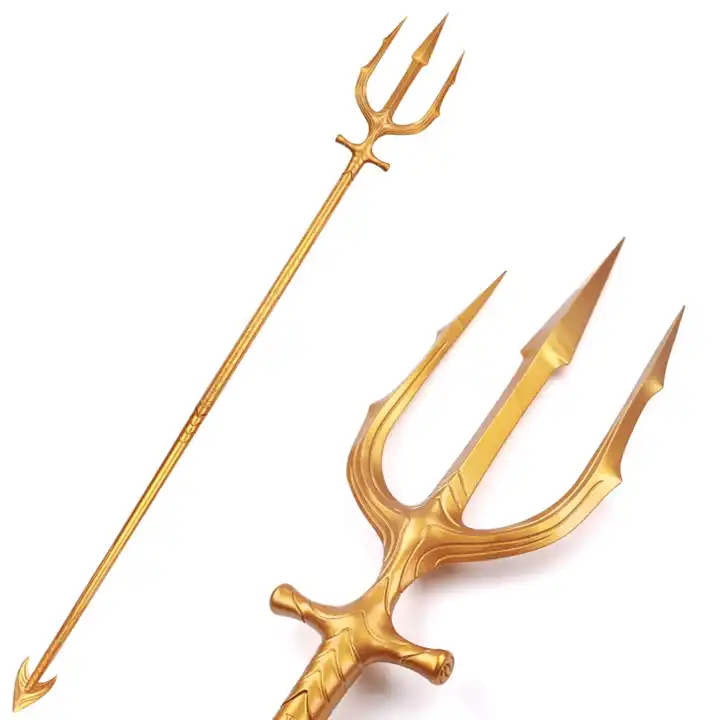 210cm full metal dc film replica aquaman eroe tridente