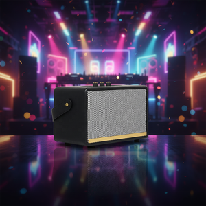 Altavoz Inalámbrico Portátil Retro de Madera M17 OEM ODM Personalizado con Subwoofer de Bajos Potentes para <span class=keywords><strong>Conciertos</strong></span>, Fiestas, Reuniones en Interiores y Exteriores - Product Image 2