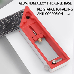 Chế biến gỗ đặc biệt đa chức năng thép không gỉ vuông lần lượt Cai Trị 90 độ Độ chính xác cao vuông đo lỗ đo - Product Image 6