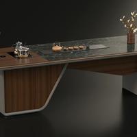 Ensemble de tables basses modernes en bois massif, portables, avec rangement, durables, pour la maison, le bureau, le salon, écologiques, meubles faciles à assembler