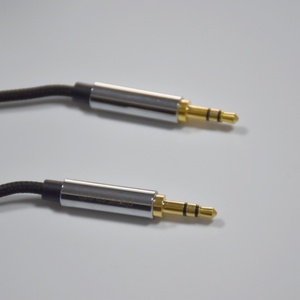 Placcato oro 3.5mm Stereo 3 poli ad angolo retto maschio cavo Audio 2464 28AWG filo altoparlante auto microfono chitarra HDTV <span class=keywords><strong>RCA</strong></span> Aux - Product Image 2