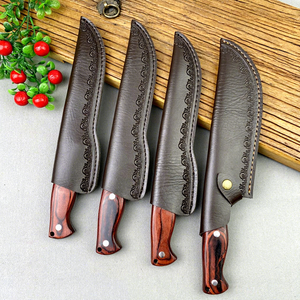 มีดใบตายเหล็กกล้าไร้สนิมด้ามไม้ทำมือ คมสำหรับใช้ในบ้าน ใช้เอาตัวรอดกลางแจ้ง หั่นกระดูก หั่นเนื้อ หั่นผลไม้ - Product Image 2