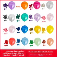 Ballons circulaires en latex nacré de 12 pouces pour mariage, anniversaire, fête, vente en gros, 100 pièces par paquet