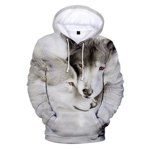 Fitspi – sweat-shirt à capuche populaire pour homme et femme, imprimé en 3d, Animal sauvage, collection printemps - Product Image 1