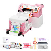 Printer DTF 13" Baru M1630Pro Penggoyang Bubuk Otomatis Mode Liburan Anti-Macet Sirkulasi Tinta Putih XP600 Tunggal Portabel untuk Kaos