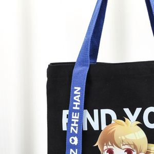 Wholesale Customized logo Promotional Supplies Environmentally Friendly Reusable <b>Canvas</b> <b>Shopping</b> <b>Bags</b> for Storage - Product Image 2