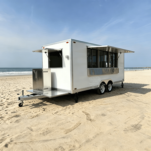 Chariot de vente de hot-dogs, remorque à hot-dogs, chariot de collations mobile, chariot de restauration rapide, remorque de restauration extérieure, kiosque alimentaire - Product Image 1