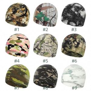 Wholesale Camo Pattern Sports Beanie <b>Hat</b> <b>Winter</b> Polar Fleece Polyester Windproof Adjustable for Outdoor Fishing Fast Delivery - Product Image 5