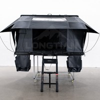 Tenda Atap Samping Terbuka Aluminium dengan Jendela TPU, Alas Sarang Lebah, Berat 74.5kg, Termasuk Alas Lantai, Kantong Sepatu, Kanvas, Pabrik OEM