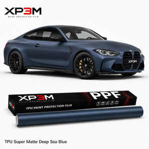 ฟิล์ม XP3M Super Matte สีน้ำเงินเข้มด้านแบบซาติน TPU  ฟิล์มเปลี่ยนสี PPF  ความหนา 7.5 มิล ซ่อมแซมตัวเองได้ ป้องกันรอยขีดข่วน ป้องกันการเหลือง - Product Image 1