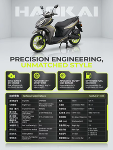 Scooter à essence <span class=keywords><strong>50cc</strong></span> V11-02 EEC Euro 5, <span class=keywords><strong>4</strong></span> <span class=keywords><strong>temps</strong></span>, refroidissement par air, <span class=keywords><strong>cyclomoteur</strong></span> 45 km/h pour adultes, vente chaude - Product Image 2