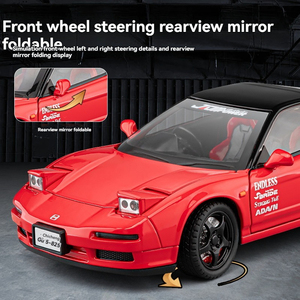 Diecast hợp kim 1:24 Mô hình <span class=keywords><strong>NSX</strong></span> với âm thanh và ánh sáng pullback cửa mở kim loại xe mô hình hiển thị bộ sưu tập đồ chơi nhỏ - Product Image 4