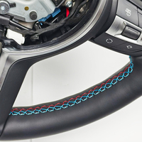 Volant Tout Cuir pour BMW E60 E61, Intérieur Automobile
