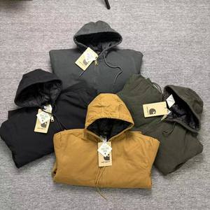 <span class=keywords><strong>Chaqueta</strong></span> bomber estilo americano retro lavada estilo Detroit para <span class=keywords><strong>hombre</strong></span>, larga, con cremallera, para otoño, estilo streetwear. - Product Image 4