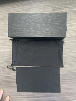 Boîte à lunettes de soleil en papier rigide de haute qualité personnalisée, emballage de luxe pour bijoux, avec pochette et chiffon de nettoyage