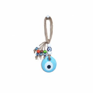 Objeto decorativo de adorno de vidrio EvilEye de 4 cm con diseño protector - Product Image 2