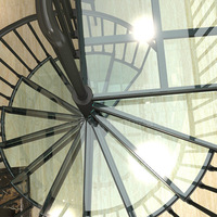 Escaliers en colimaçon modernes Vente personnalisée Echelle en fer métallique Escalier en colimaçon Escalier en colimaçon en acier inoxydable pour intérieur extérieur