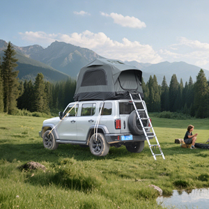 เต็นท์หลังคารถยนต์ SUV รุ่น MQ ขายดีปี 2026 แบบเป่าลมสำหรับตั้งแคมป์ สองห้องนอน สำหรับ 2 คน ใช้ได้ทุกฤดู ติดตั้งง่าย ไม่ทำลายพื้นผิว ผลิตจากโพลีเอสเตอร์ นำเข้าจากสหรัฐอเมริกา - Product Image 5