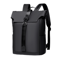 Sac à dos Oxford souple et imperméable WGX pour homme, avec fermeture éclair et fermoir, multifonctionnel, doublure en polyester, grand format