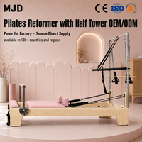 Appareil de Pilates professionnel en bois d'érable avec demi-tournebrise pour studio, salle de sport et projets de bien-être OEM/ODM