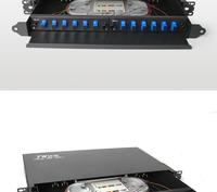 Panel Patch Fiber Optik PLC Splitter Grosir 12 24 48/96 Port SC/FC/LC/ST untuk Jaringan FTTH