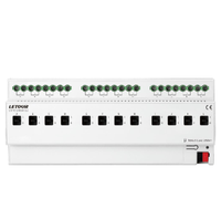 Panneau de commutation de scène de protocole KNX de prix d'usine avec le soutien d'OEM personnalisé de bouton de KNX de système de maison intelligente