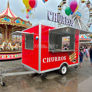 Camion de cuisine mobile multifonctionnel pour la vente rapide de produits surgelés, remorque à crème glacée, kiosque à café - Product Image 1