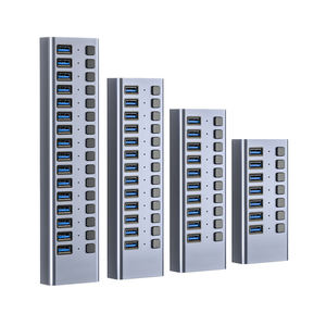 11-Cổng USB 3.1 C Hub 48W <span class=keywords><strong>Power</strong></span> Adapter Expander Với Truyền Dữ Liệu Hợp Kim Nhôm Máy Tính Xách Tay Phụ Kiện Cổ Phiếu Có Sẵn - Product Image 3