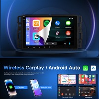 Autoradio multimédia avec écran tactile de 8 pouces compatible avec Chevrolet GMC, CarPlay sans fil intégré, navigation GPS, image de recul