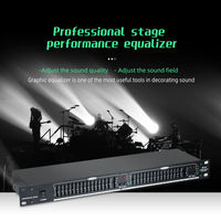Système audio COKYIS en gros d'usine, égaliseur graphique stéréo double 15 bandes EQ-215 en métal, équipement portable actif 2 canaux