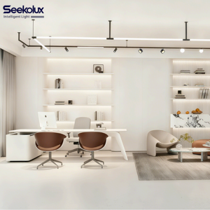 Минималистичный светодиодный трековый светильник настенный в скандинавском стиле, диммируемый, 1м, 2м, 3м, 2700K-6000K, для декора гостиной, спальни, офиса, длинный трубчатый потолочный светильник - Product Image 4