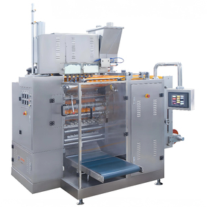 Máquina de envasado de varias columnas de sellado automático duradero <span class=keywords><strong>en</strong></span> polvo de 4 lados para polvo suelto no pegajoso harina café <span class=keywords><strong>en</strong></span> polvo almidón - Product Image 1