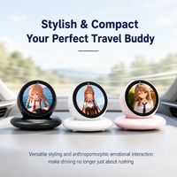 Robot compagnon IA de bureau avec écran tactile, interaction vocale, dialogue éducatif, appareil intelligent embarqué avec rotation à 360 degrés