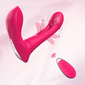 เครื่องสั่นแบบไร้สายอเนกประสงค์สำหรับผู้ใหญ่ ควบคุมด้วยรีโมท กระตุ้นจุดจี ทำจากซิลิโคน สวมใส่ได้ พร้อมฟังก์ชั่นเลียนแบบการเลีย ของเล่นทางเพศสำหรับผู้หญิง ขายส่ง - Product Image 5