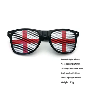 Occhiali da Sole Quadrati UV400 per Tifosi di Calcio Mondiale 2026, Montatura Completa Unisex, Stampa Personalizzata per Regno Unito, Francia, Italia - Product Image 5