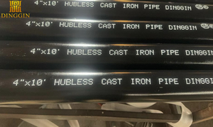 高品質鋳鉄製土壌パイプハブなし簡単に切断CSAB70準拠 - Product Image 4