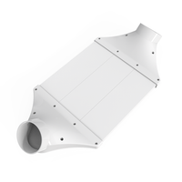Appareil de passage de conduit HVAC en plastique, connecteur de conduit plat, sortie d'air, tube rectangulaire pour système de ventilation