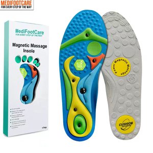 Semelles orthopédiques d'acupression pour hommes et femmes, semelles de massage de réflexologie pour soulager la douleur, soutien confortable pour un usage quotidien - Product Image 1