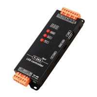 Contrôleur de boîte à lumière dynamique LED couleur complète Lededit T2KS, logiciel de balayage de flux 1903, programmable, canal 2812 1024 pixels, garantie 2 ans