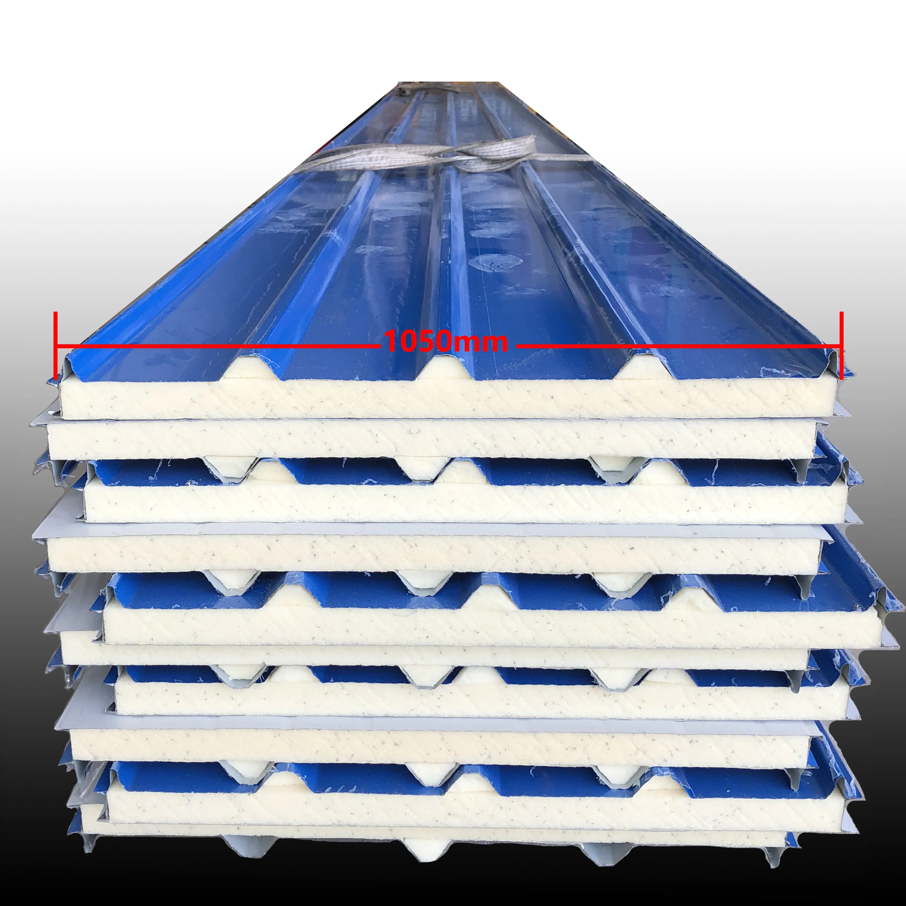 factory price eps sandwich panel insulated steel roofing and walling panels