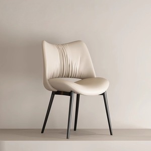Chaise de salle à manger en crème de luxe italienne, nouveau modèle 2026 |   Chaise de designer avec dossier pour la maison |   Confortable et de qualité supérieure - Product Image 3